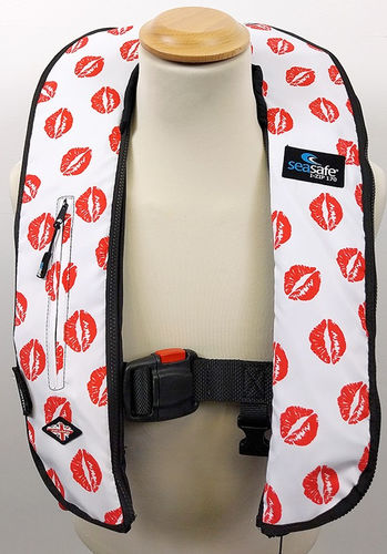 Gilet de sauvetage gonflable - I-Zip – Red Lips - Seasafe Systems Ltd - 170 N / ISO12402-3 / unisexe
