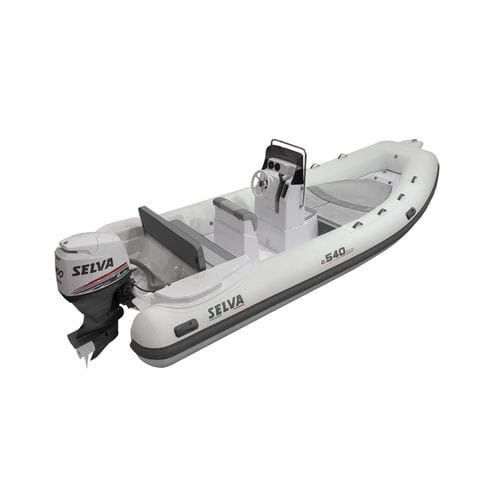 Bateau pneumatique hors-bord - D.540 - Selva Marine - Ribs - semi-rigide / à console centrale / open