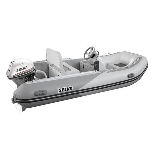 Bateau pneumatique hors-bord - CRT 365 P - Selva Marine - Ribs - semi-rigide / open / à console latérale