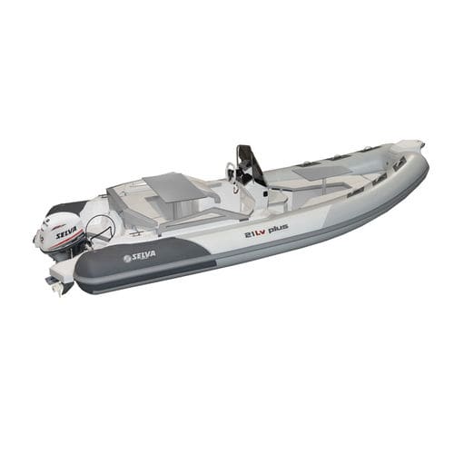 Bateau pneumatique hors-bord - 21 LV - Selva Marine - Ribs - semi-rigide / à console centrale / open