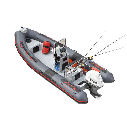 Bateau de support pour la plongée - 560 PRO - Selva Marine - Ribs - bateau de pêche professionnelle / hors-bord / coque rigide