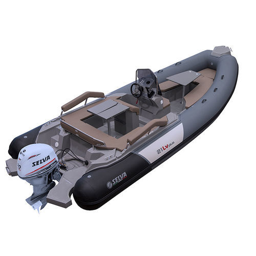 Bateau pneumatique hors-bord - 21 LV PLUS ULTRA - Selva Marine - Ribs - semi-rigide / open / à console centrale