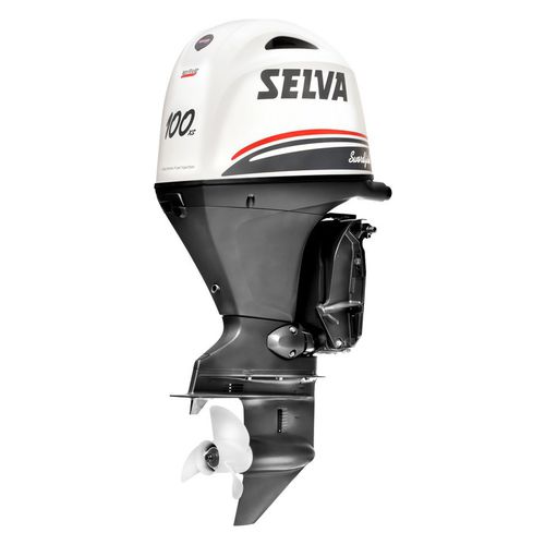 Moteur hors-bord - SWORDFISH 100XS E.F.I. - Selva Outboard Motors - essence / pour bateau professionnel / refroidi par eau