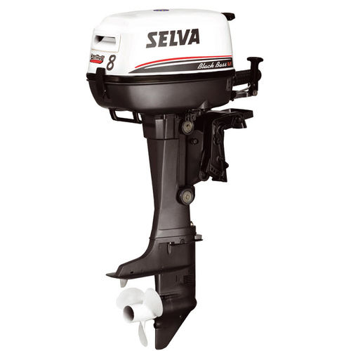 Moteur hors-bord - BLACK BASS BIG FOOT 8 - Selva Outboard Motors - essence / pour bateau professionnel / 4 temps