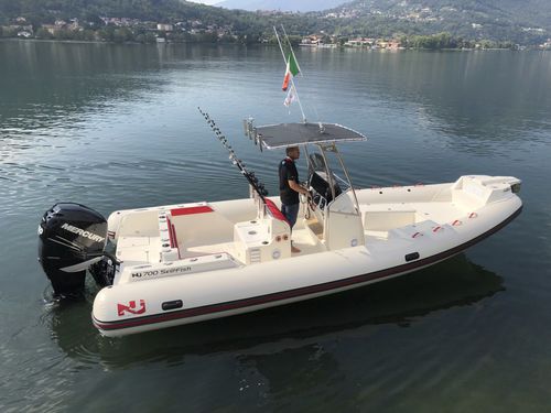 Bateau pneumatique hors-bord - NJ 700 XL - Nuova Jolly - semi-rigide / à console centrale / open