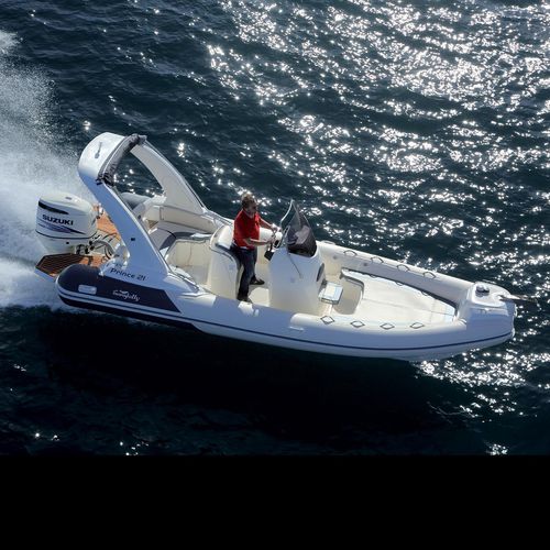 Bateau pneumatique hors-bord - Prince 21 - Nuova Jolly - semi-rigide / à console centrale / open