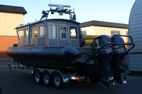 Bateau pilote - TITAN T290 - Titan - hors-bord / bateau pneumatique semi-rigide