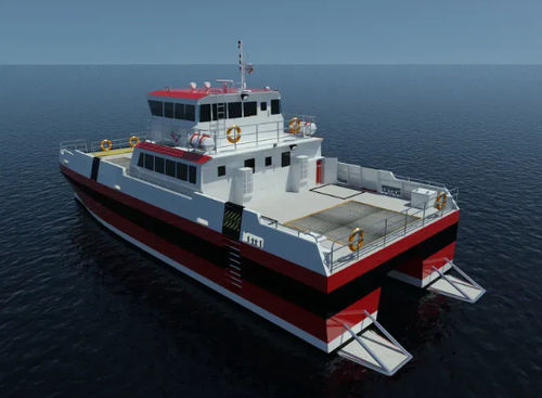 Bateau de transport de personnel - SURFERCAT 2400 - Chantiers Allais - catamaran / in-bord hydrojet / en aluminium