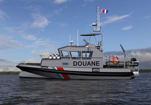 Bateau de surveillance - GUARD 120 - Chantiers Allais - in-bord hydrojet / en aluminium