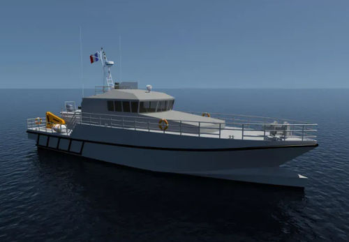 Navire spécial de surveillance - GUARD 270 - Chantiers Allais - en aluminium