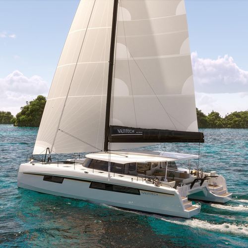Catamaran - 48  - Nautitech - de croisière / 4 cabines / bout-dehors