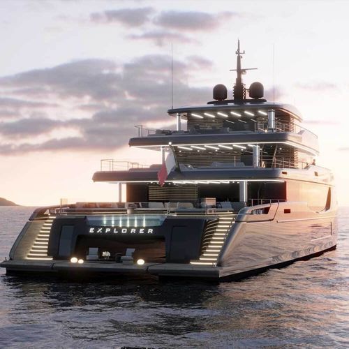 Mega-yacht de croisière - 50M Sunreef Explorer - Sunreef Yachts - explorer / raised pilothouse / avec piscine