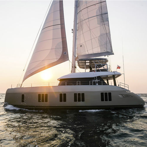 Sailing-yacht catamaran - Sunreef 50 - Sunreef Yachts - 5 cabines / à cockpit ouvert / à fly