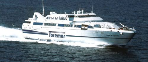 Car-ferry à grande vitesse - AQUASTRADA TMV 70 - Rodriquez