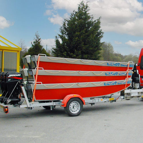 Bateau de surveillance - CANOT EMPILABLE - Chantier Naval Delavergne - bateau de sauvetage / bateau pompier / bateau utilitaire