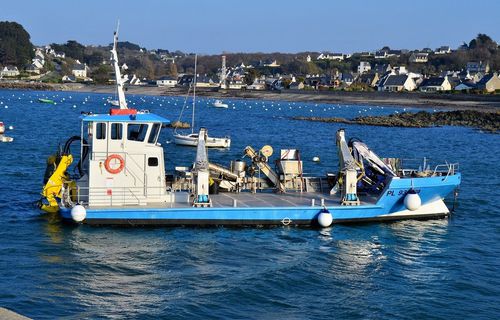 Bateau de travail - FANCHON - Chantier Naval Delavergne - in-bord / en aluminium / coque rigide