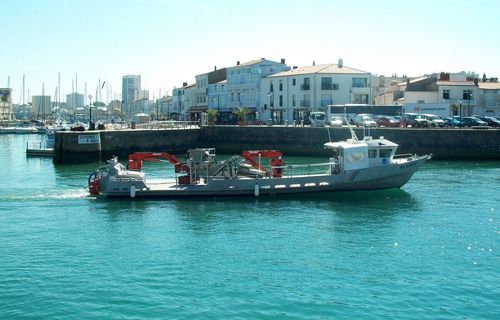 Bateau de travail - SARASWATI - Chantier Naval Delavergne - bateau de pêche professionnelle / in-bord / en aluminium