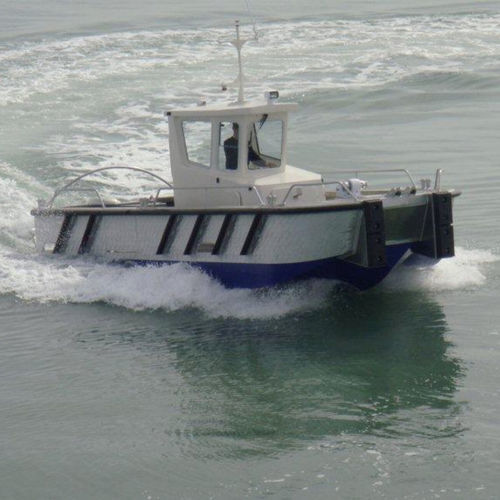 Bateau de surveillance - Castor 8.0 - Chantier Naval Delavergne - hors-bord / en aluminium / coque rigide