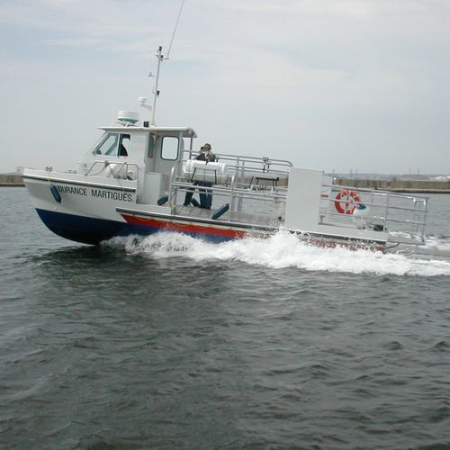 Bateau de sauvetage - DURANCE - Chantier Naval Delavergne - in-bord / en aluminium / coque rigide
