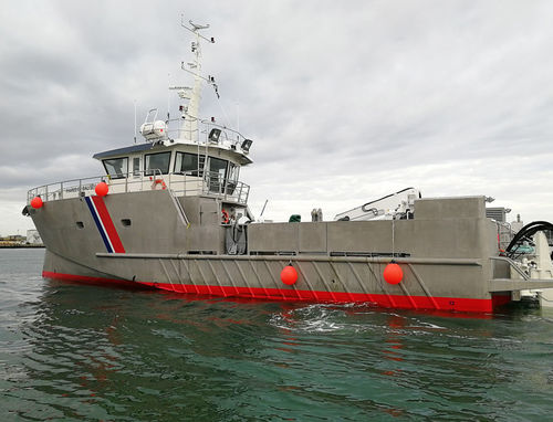 Bateau de recherche scientifique - GAVRINIS - Chantier Naval Delavergne - in-bord / en aluminium / coque rigide