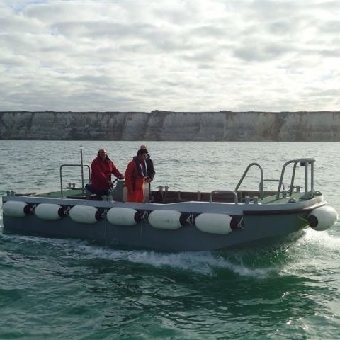 Bateau de recherche océanographique - Castor 7.5 - Chantier Naval Delavergne - in-bord