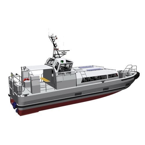 Bateau de travail - VITAL 1700 - Chantier Naval Delavergne - bateau à passagers / in-bord