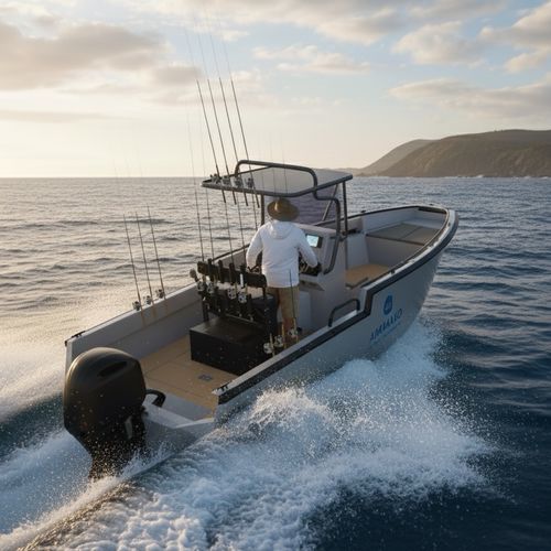 Bateau de pêche professionnelle - EXOCET 6.50 AMIAUD - Chantier Naval Delavergne - hors-bord