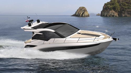 Vedette in-bord - 425 HTS - Galeon - bimoteur / hard-top / à cockpit fermé