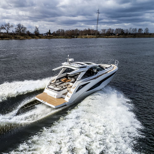 Vedette in-bord - 405 HTS - Galeon - bimoteur / hard-top / de sport