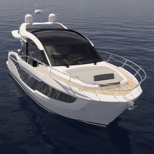 Vedette in-bord - 450 HTC - Galeon - bimoteur / hard-top / max. 14 personnes