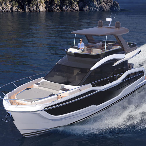 Motor-yacht de croisière - 560 FLY - Galeon - à fly / 3 cabines