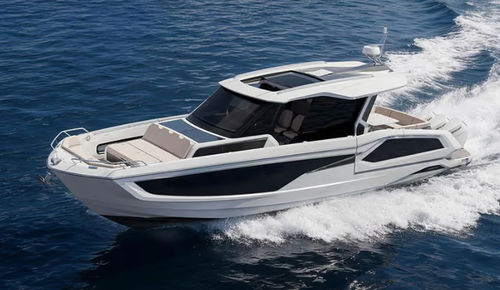 Vedette in-bord - 435 GTC - Galeon - trimoteur / avec timonerie / max. 14 personnes