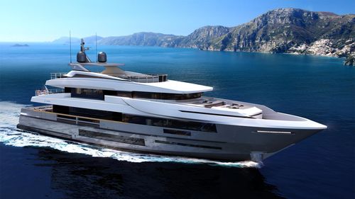 Super-yacht de croisière - VETTA 40 - Admiral yachts - avec timonerie / 7 cabines / en aluminium