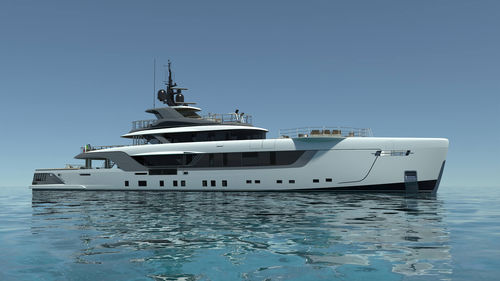 Mega-yacht de croisière - S - FORCE 55 - Admiral yachts - raised pilothouse / 6 cabines / 7 cabines