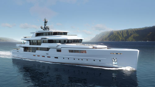 Mega-yacht de croisière - IMPERO 60 - Admiral yachts - raised pilothouse / 6 cabines / 7 cabines