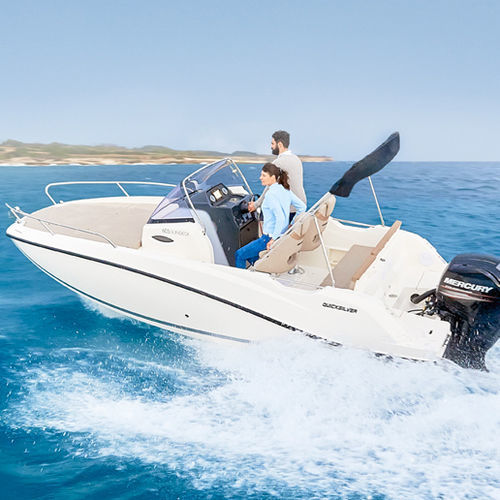 Walkaround hors-bord - Activ 605 Sundeck - Quicksilver Boats - à console centrale / open / max. 7 personnes