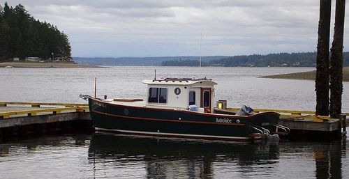 Cabin-cruiser hors-bord - Surf Scoter 22 - Devlin - diesel / coque semi-planante / hard-top