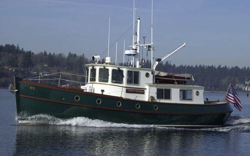 Trawler in-bord - Sockeye 42 - Devlin - diesel / coque à déplacement / avec timonerie