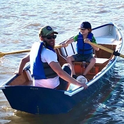 Canot à rames de pêche - Linach 15  - Devlin - en contreplaqué