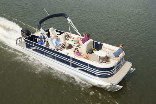 Bateau ponton hors-bord - 8523 Fish - Sunchaser Corp - de pêche sportive / max. 12 personnes