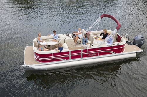 Bateau ponton hors-bord - 8525 Entertainer - Sunchaser Corp - max. 14 personnes