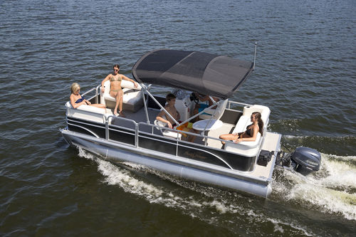 Bateau ponton hors-bord - 816 - Sunchaser Corp - max. 6 personnes