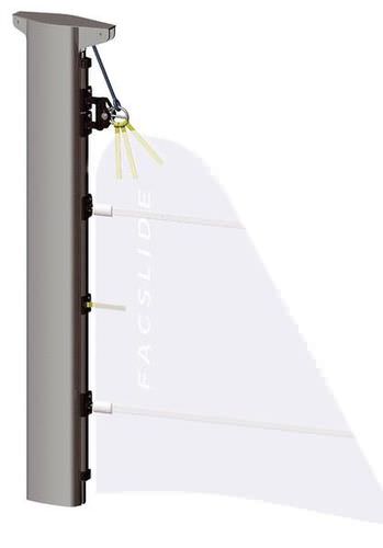 Rail pour chariot - FACSLIDE - Facnor - de grand-voile