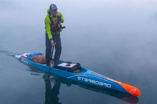 SUP de randonnée - SPRINT EXPEDITION - Starboard - de race / pour adulte / multicolore
