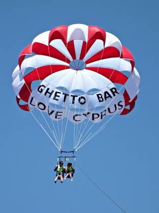 Parachute ascensionnel sur mesure - CYCLONE XX 33 "High wind" - WATERBIRD PARAKITES - pour vent fort / 1-3 places