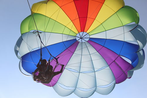 Parachute ascensionnel 1-2 places - MISTRAL 27 "beach" - WATERBIRD PARAKITES