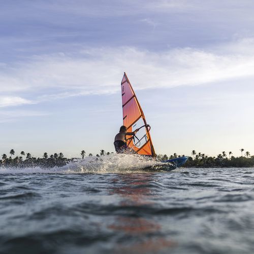 Voile de planche de vagues - COMBAT - NeilPryde Windsurfing - RDM / 4 lattes / orange
