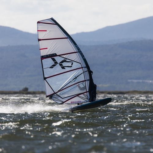 Voile de planche de freeride - Silver v7 - Exocet - de freerace / de slalom / 7 lattes