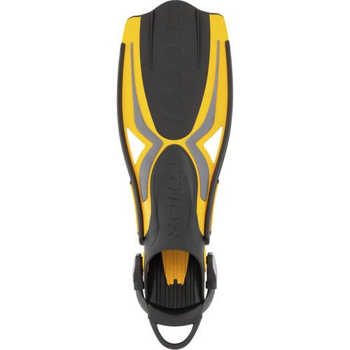 Palme de plongée - Thor EBS - Cressi-Sub - en caoutchouc / réglable / jaune