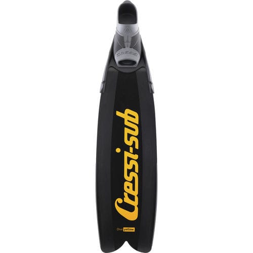 Palme de plongée - Gara - Cressi-Sub - en caoutchouc / chaussante / jaune